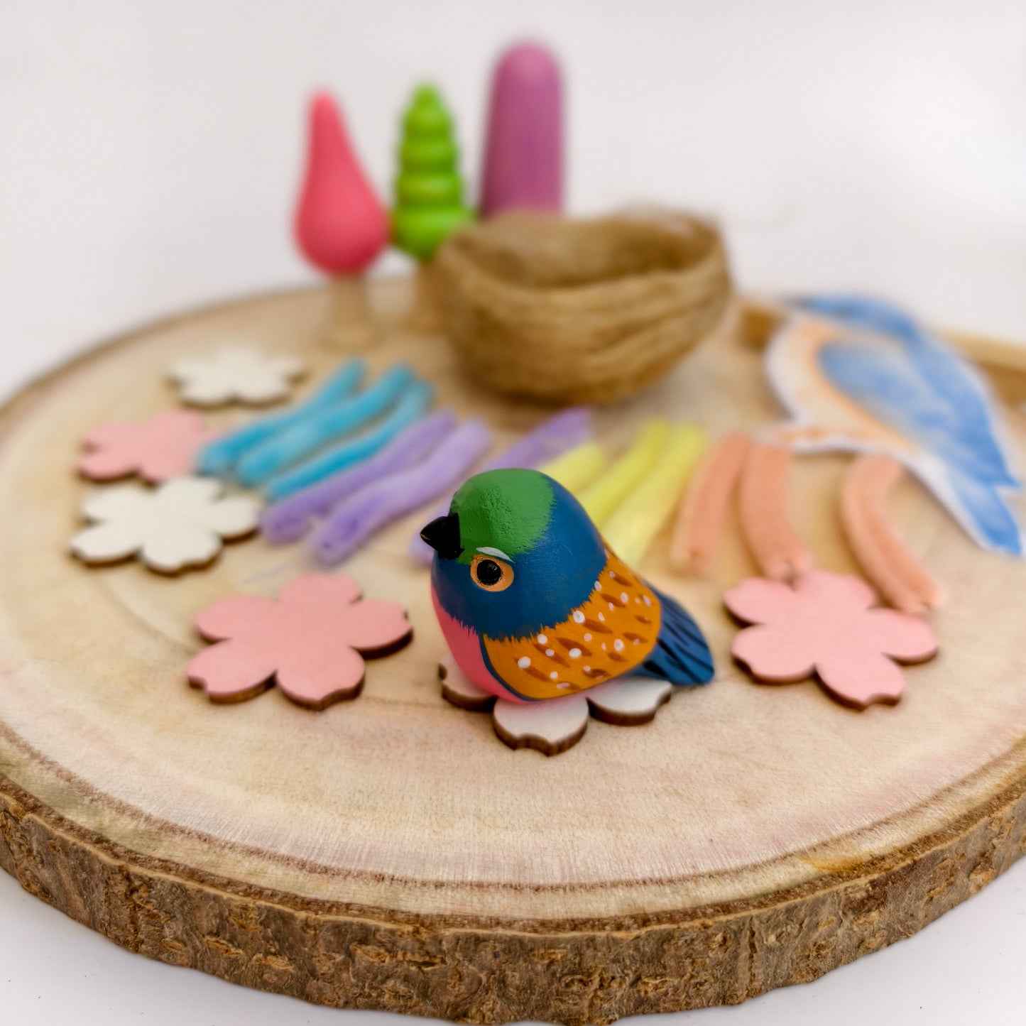 Kokokit bandeja sensorial Pajaros