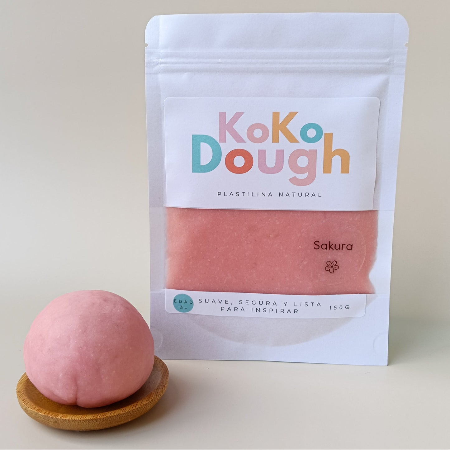 KokoDough Sakura - Plastilina natural para Juego Sensorial