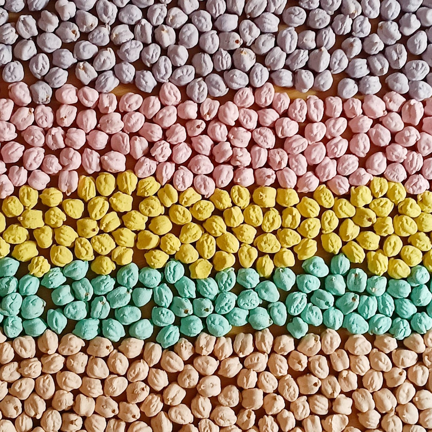 KokoFiller Rainbow– Relleno Natural para bandeja sensorial Montessori