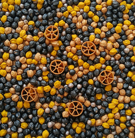 KokoFiller Abejas– Relleno Natural para bandeja sensorial Montessori