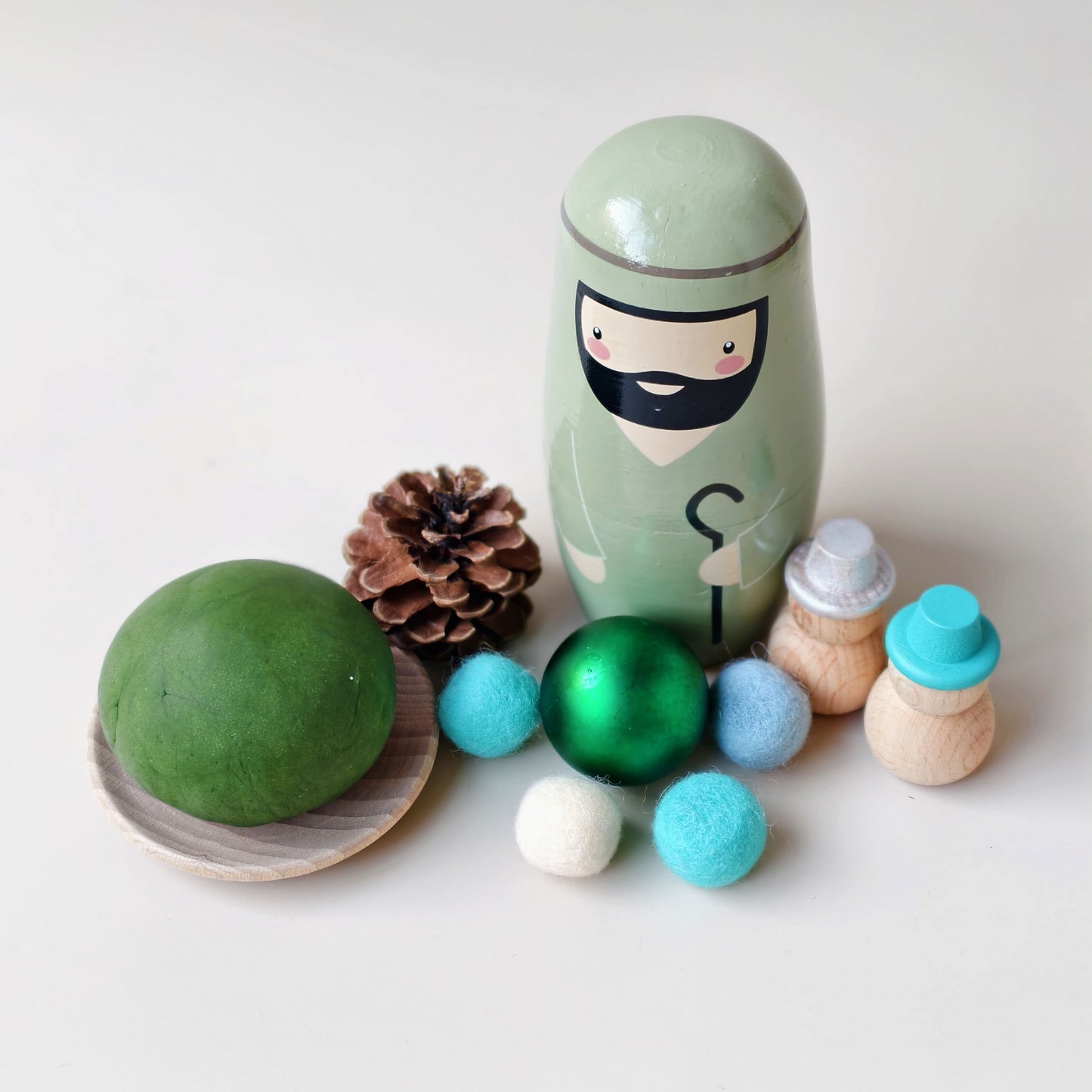 Kokodough Verde Bosque: Plastilina Natural para Desarrollo Sensorial y Motricidad Fina