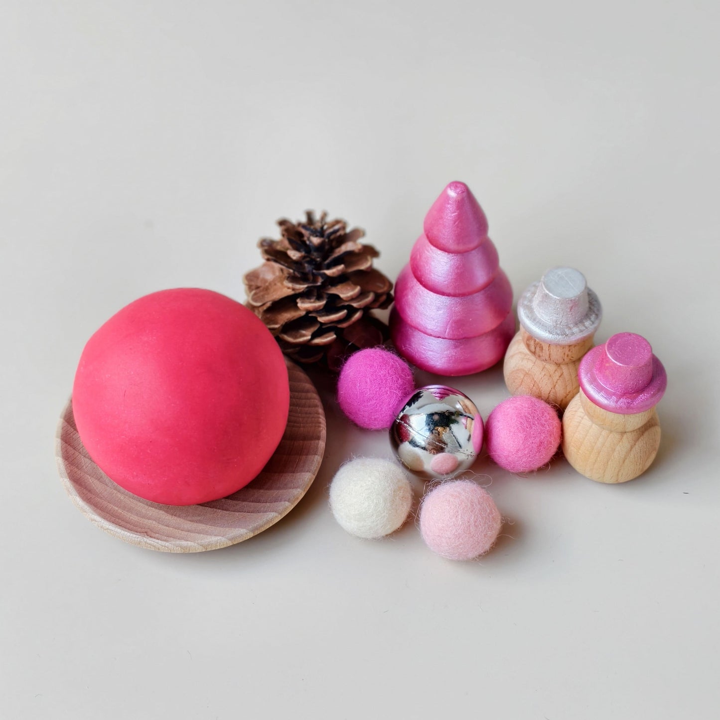 Kokodough Rosa Fucsia: Plastilina Natural para Desarrollo Sensorial y Motricidad Fina