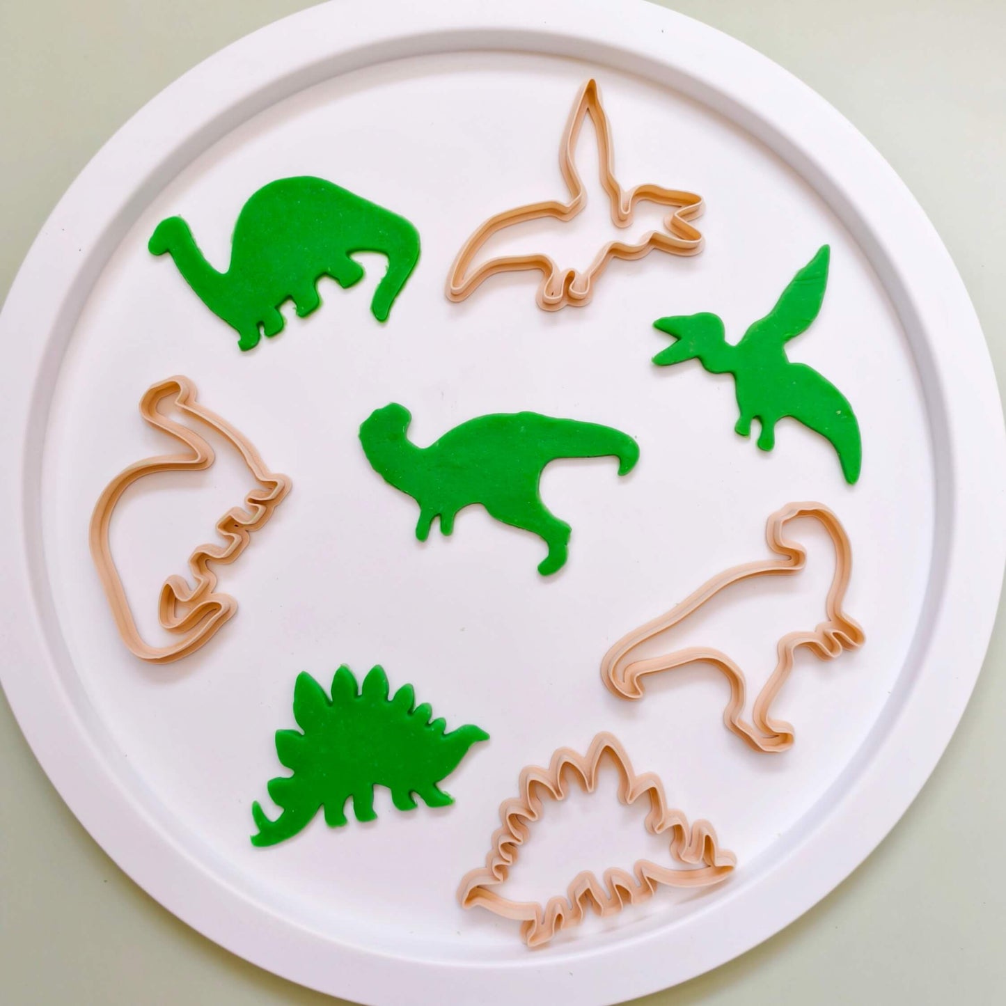 Kit de Dinosaurios Montessori para Niños – Plastilina y Figuras para juego abierto y creativo -2