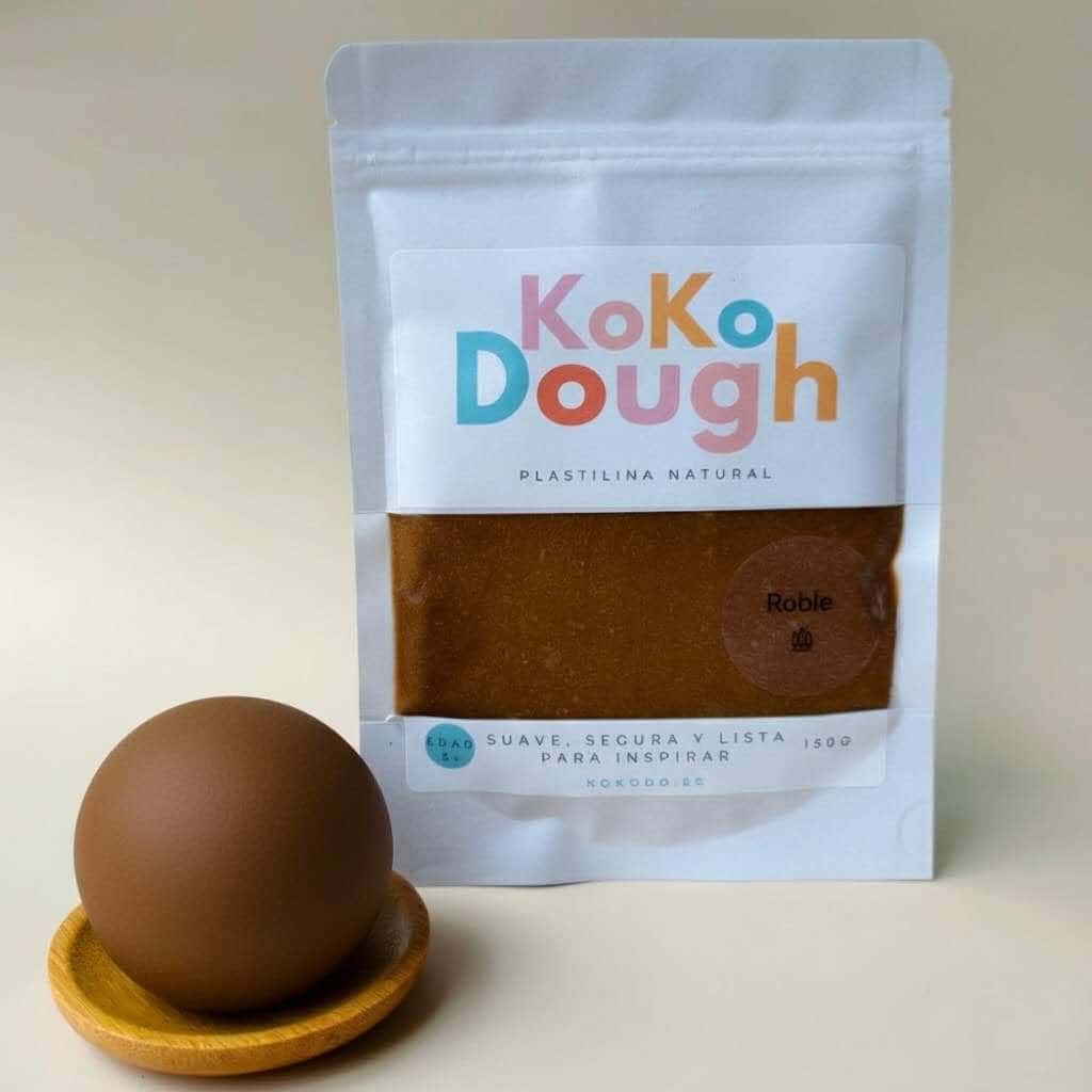 KokoDough Roble - Plastilina Natural para Desarrollo Sensorial y Motricidad Fina
