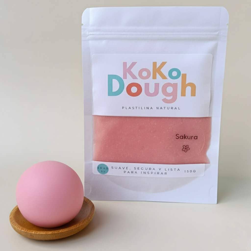KokoDough Sakura - Plastilina natural para Juego Sensorial