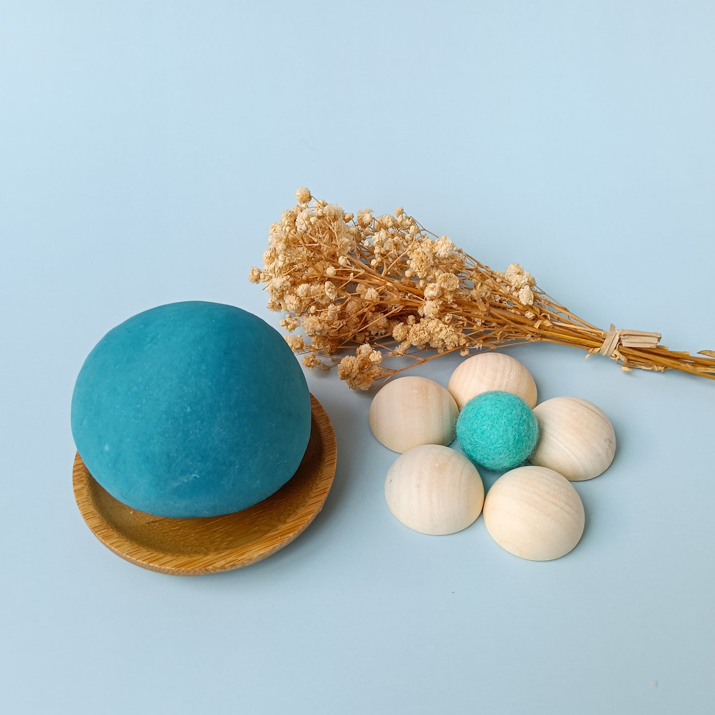 Kokodough Azul Mirlo – Plastilina Natural para Juego Sensorial