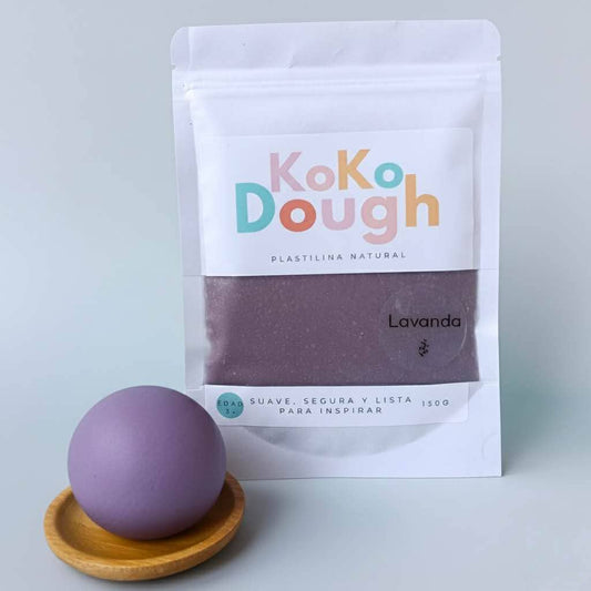 Kokodough Lavanda – Plastilina Natural para Juego Sensorial