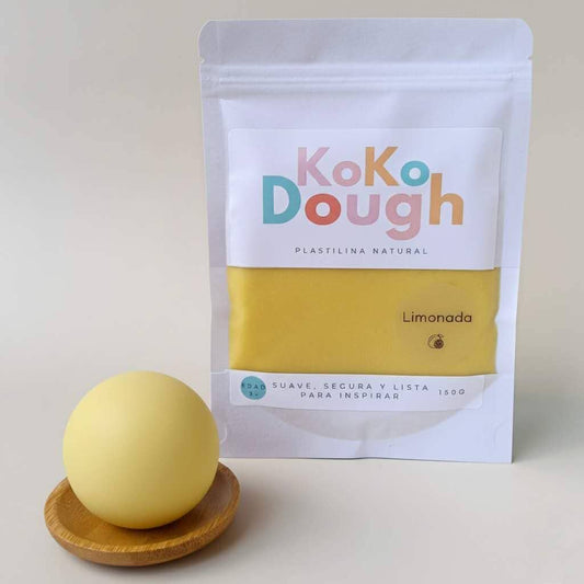 Kokodough Limónada – Plastilina Natural para Juego Sensorial
