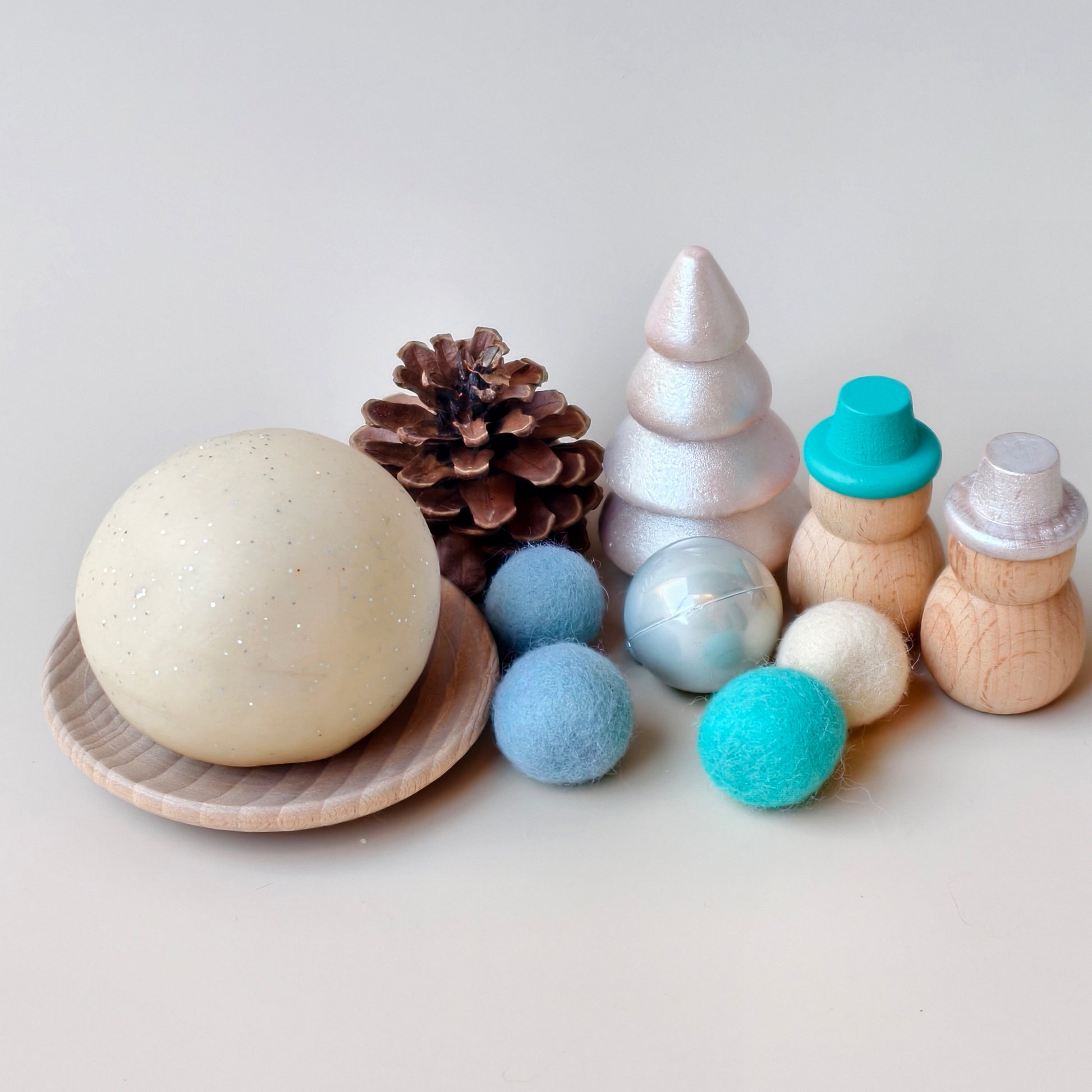 Kokodough Nieve Estelar: Plastilina Natural para Desarrollo Sensorial y Motricidad Fina