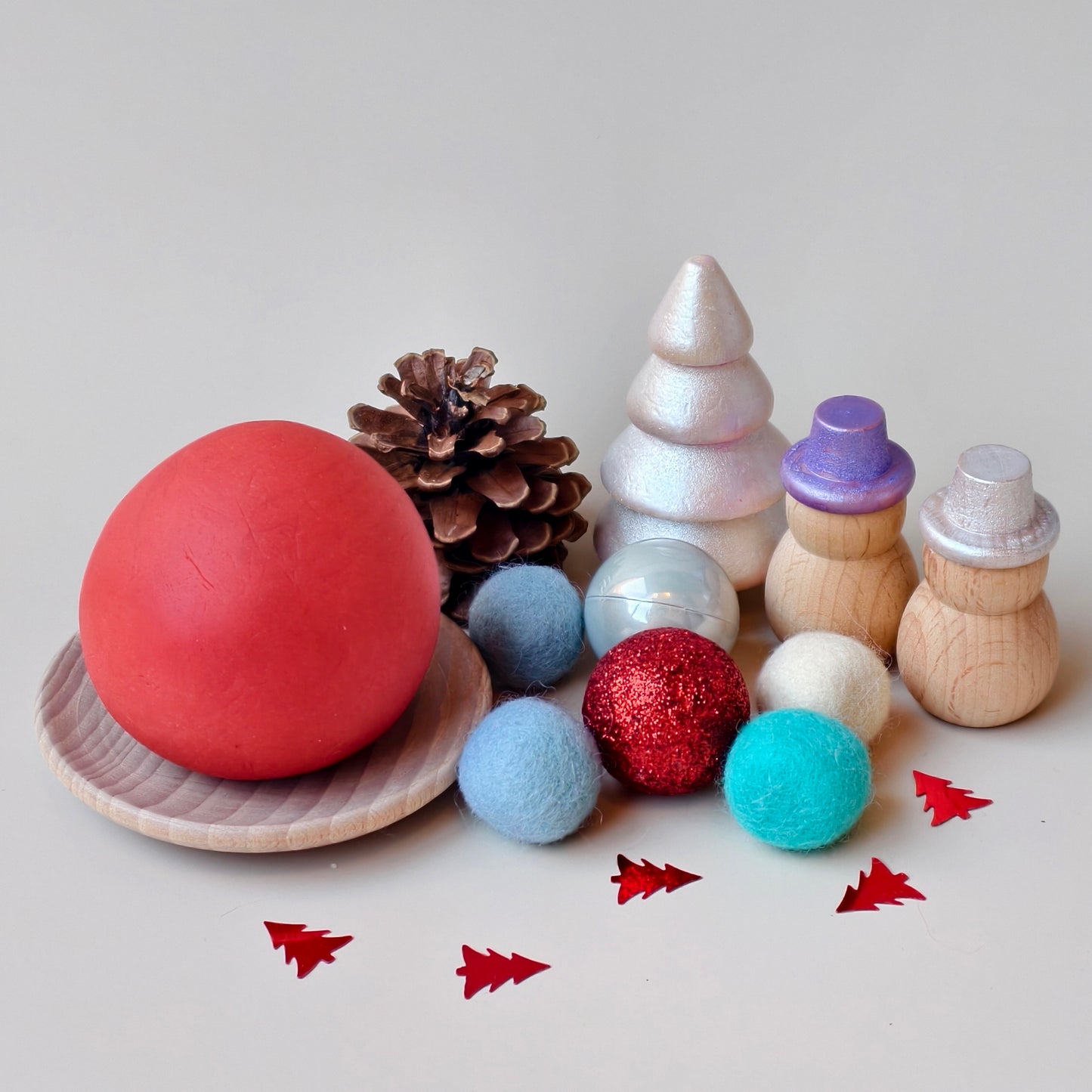 Kokodough Rojo Baya: Plastilina Natural para Desarrollo Sensorial y Motricidad Fina