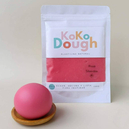Kokodough Rosa Silvestre – Plastilina Natural para Juego Sensorial