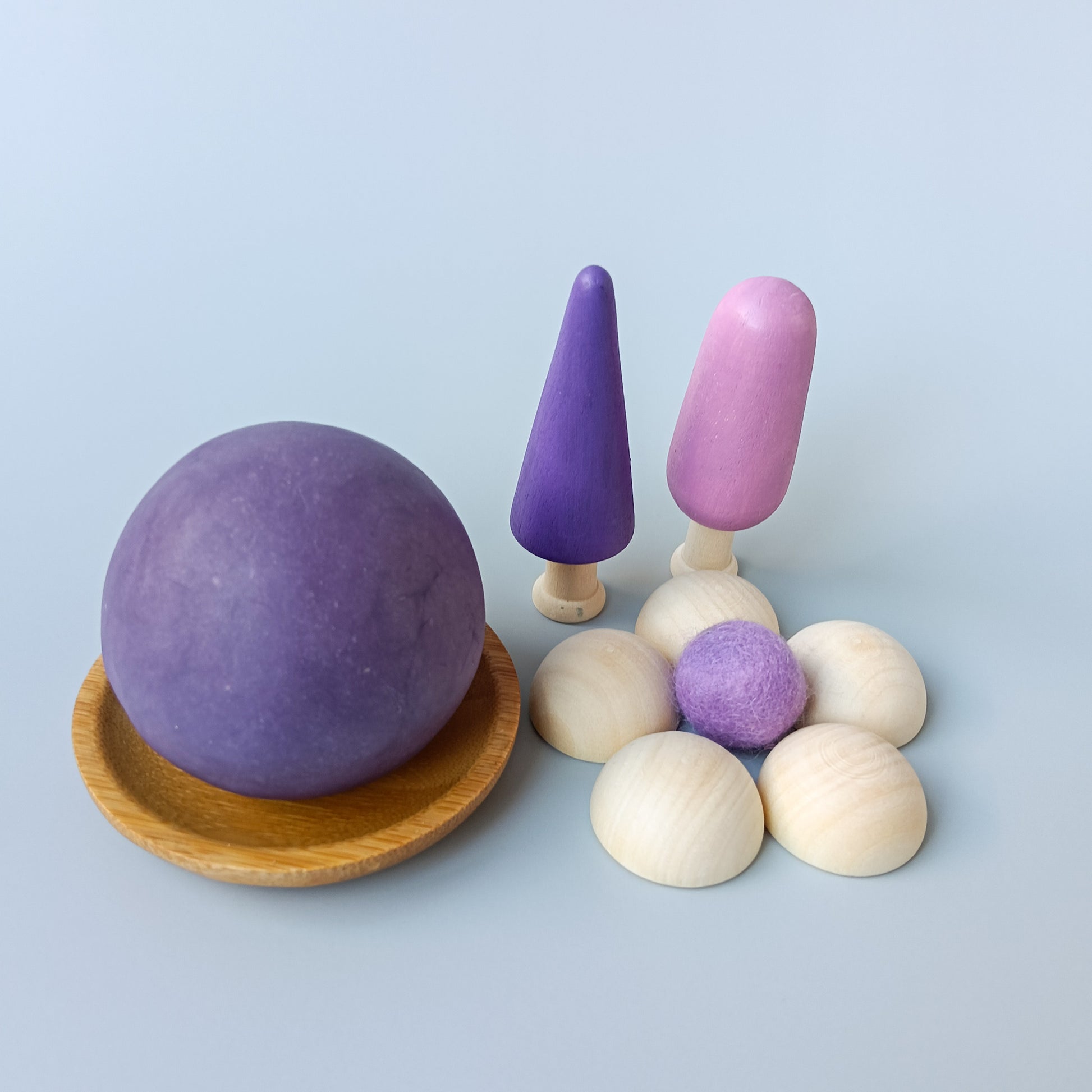 Kokodough Violeta Silvestre – Plastilina Natural para Juego Sensorial