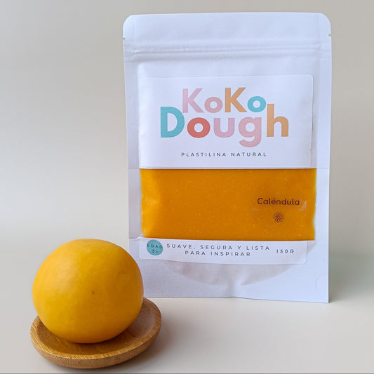 Kokodough Caléndula – Plastilina Natural para Juego Sensorial