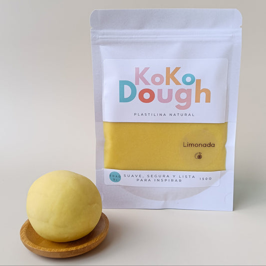 Kokodough Limónada – Plastilina Natural para Juego Sensorial