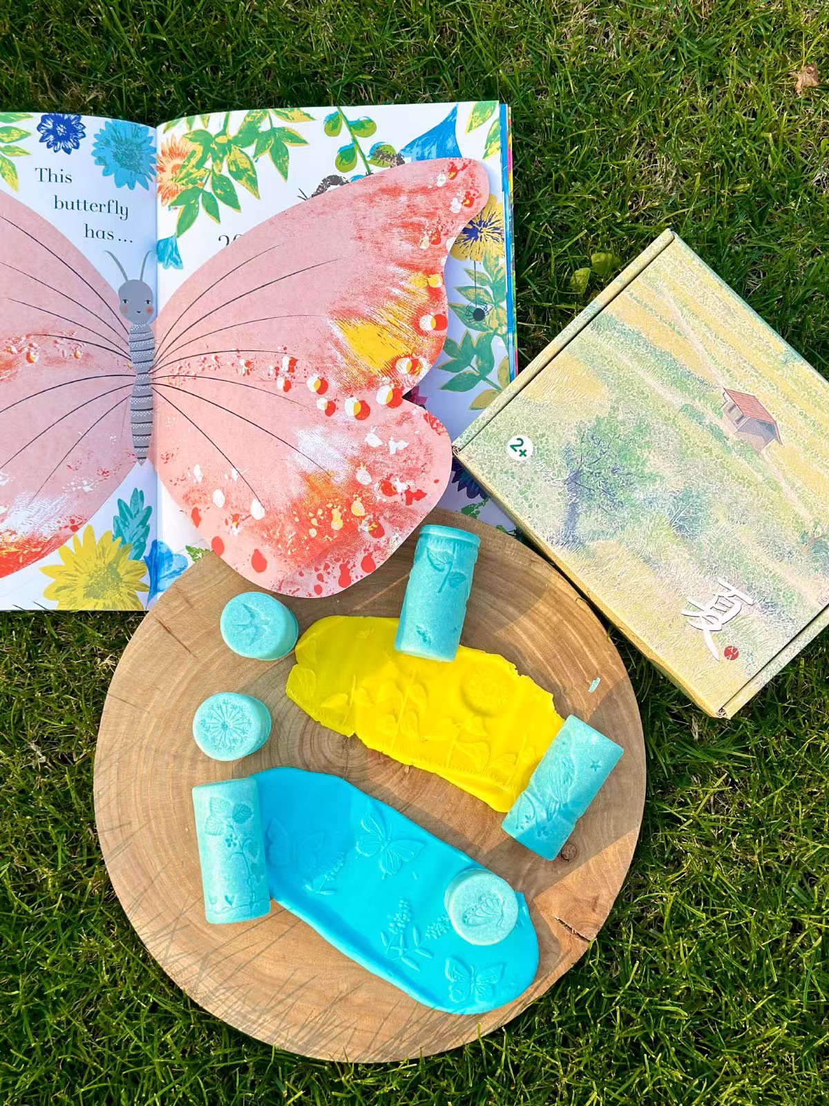 Rodillo y Sello 2 en 1  para Plastilina Natural