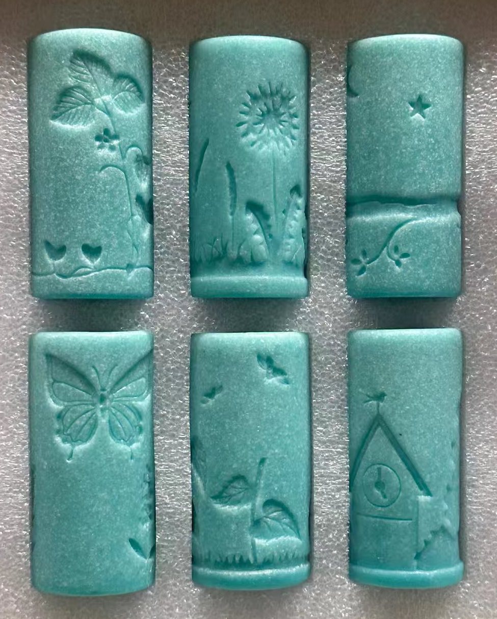 Rodillo y Sello 2 en 1  para Plastilina Natural